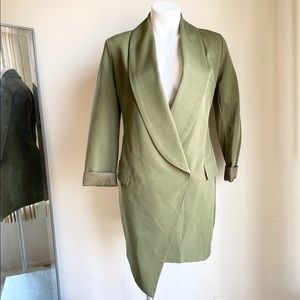 Olive Blazer Dress